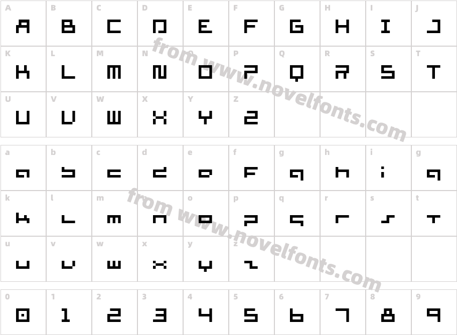 supersimple _regularCharacter Map