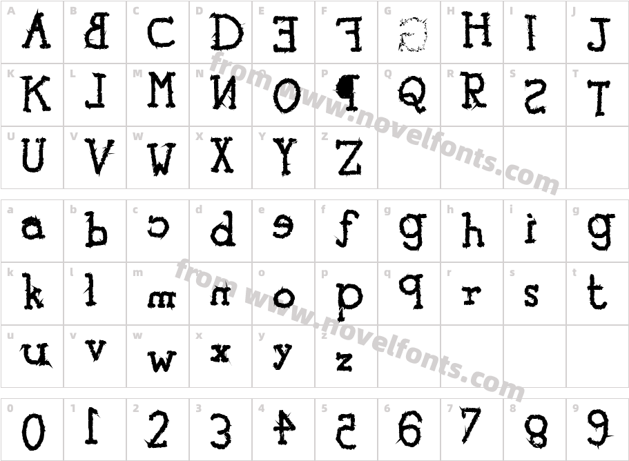 tYpEwRiTeR's ReVeNgE!Character Map