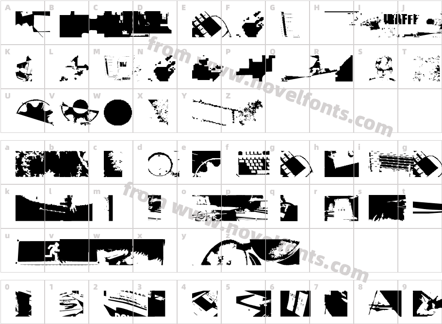 techneckCharacter Map