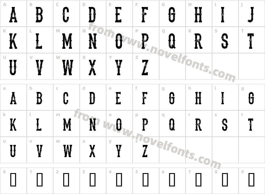 the dead saloon RegularCharacter Map