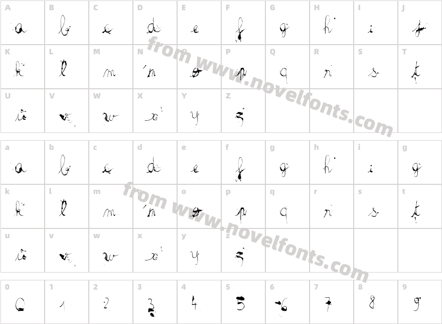 the haine au carre !Character Map