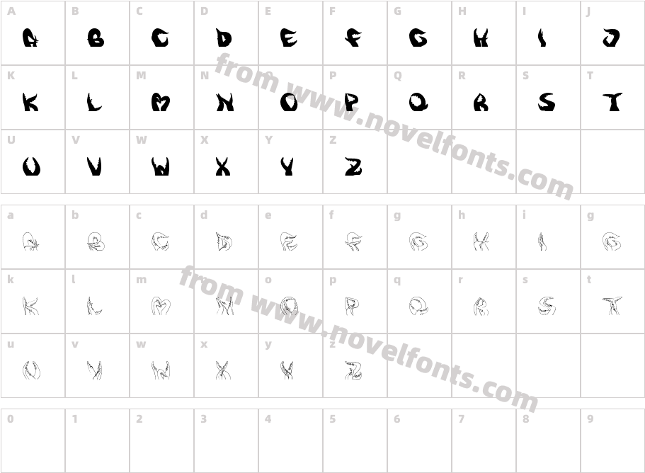 three_tentakelCharacter Map