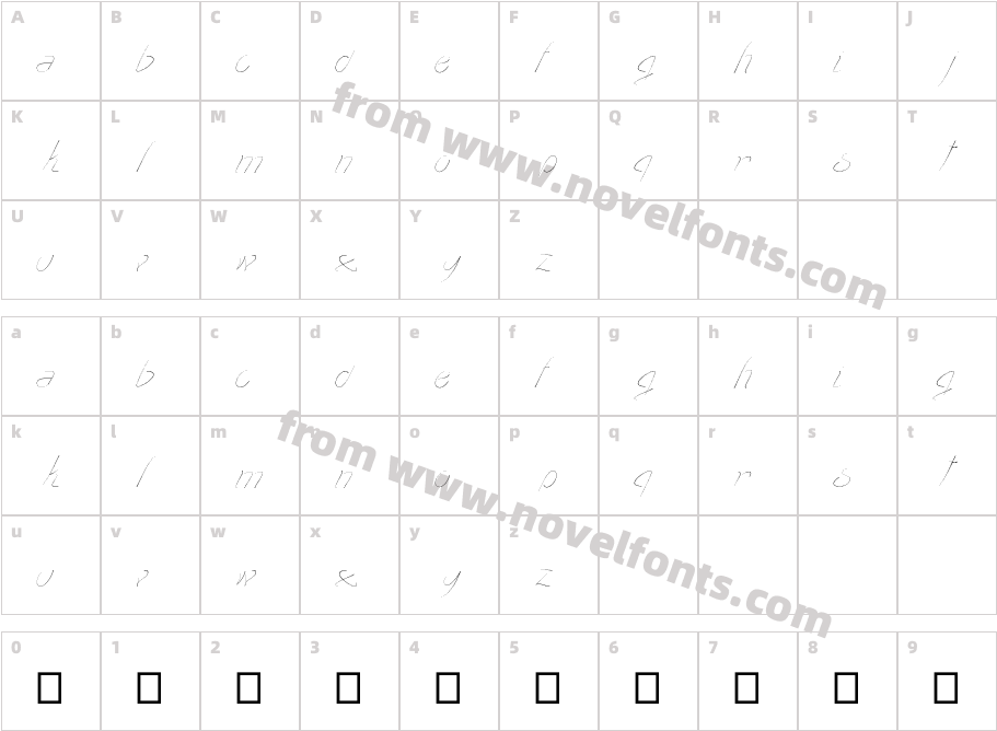 transient1Character Map