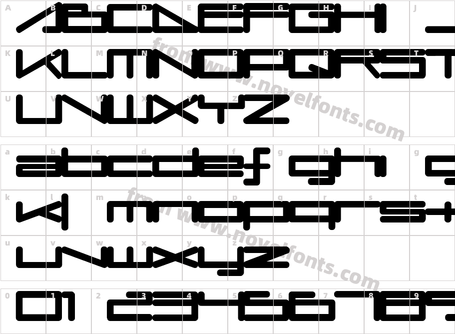 umopMediumCharacter Map