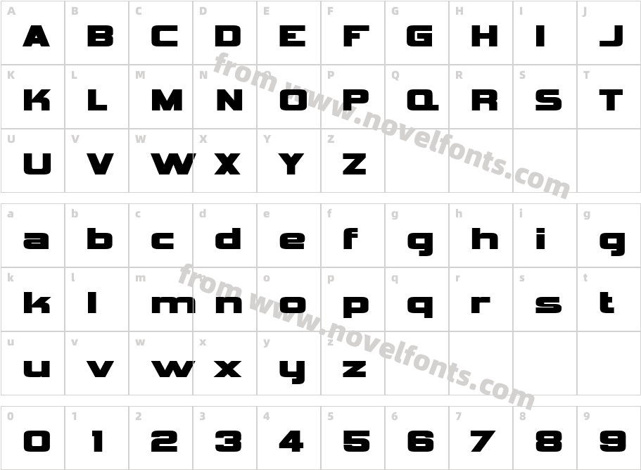 344-CAI978Character Map