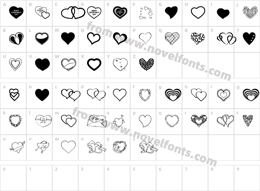 vanlentines day TFBCharacter Map