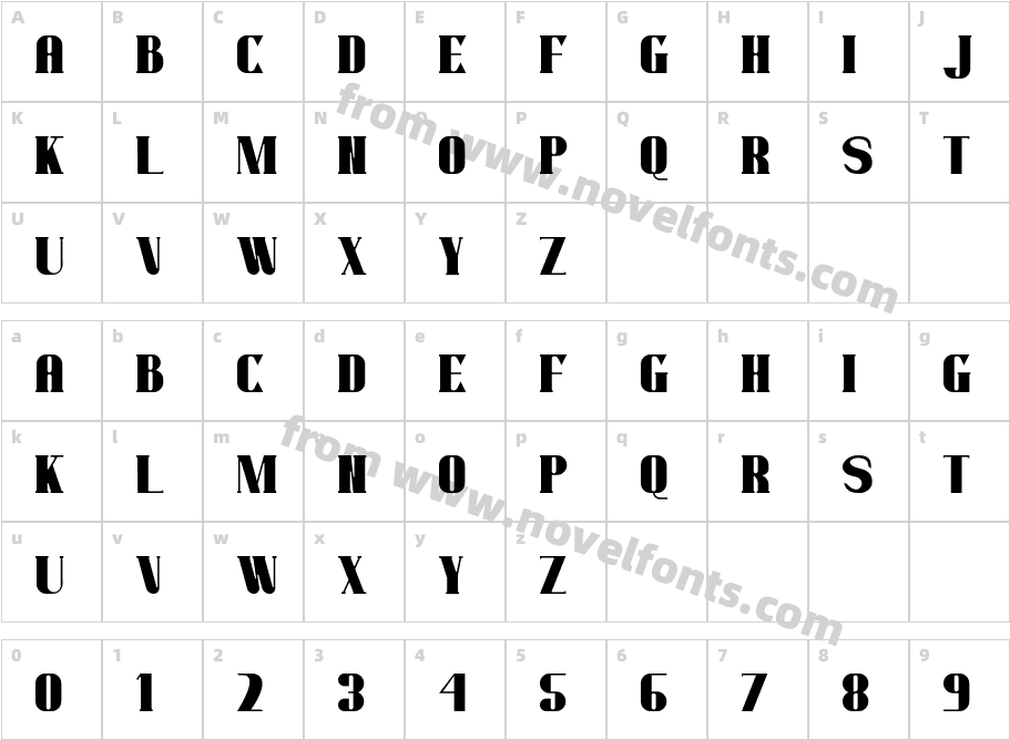 warriotCharacter Map