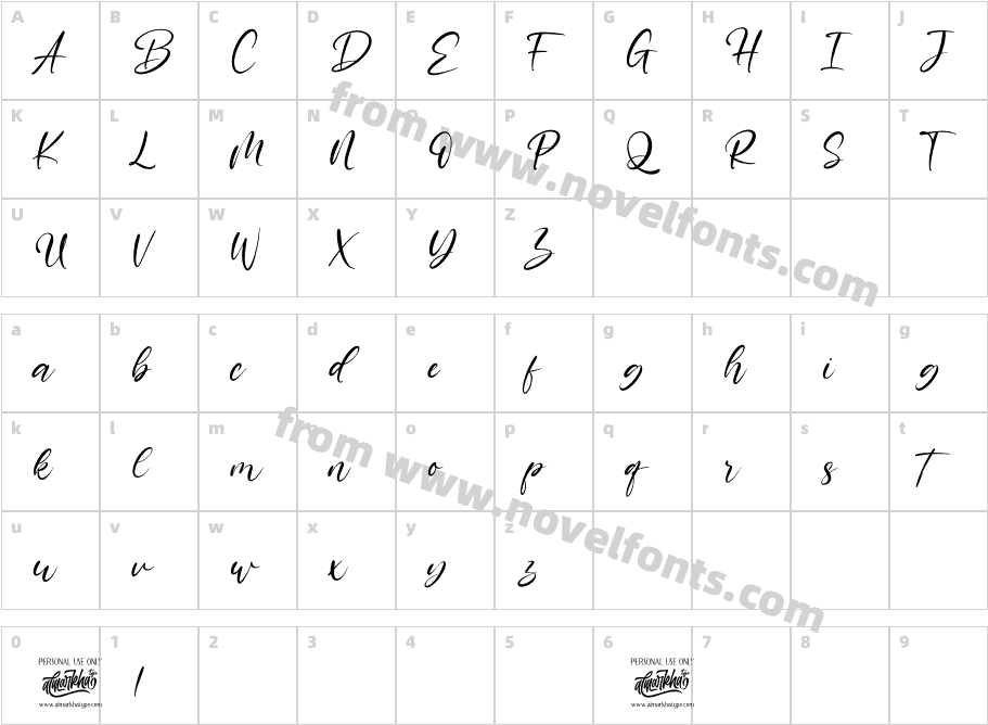 winterlineCharacter Map