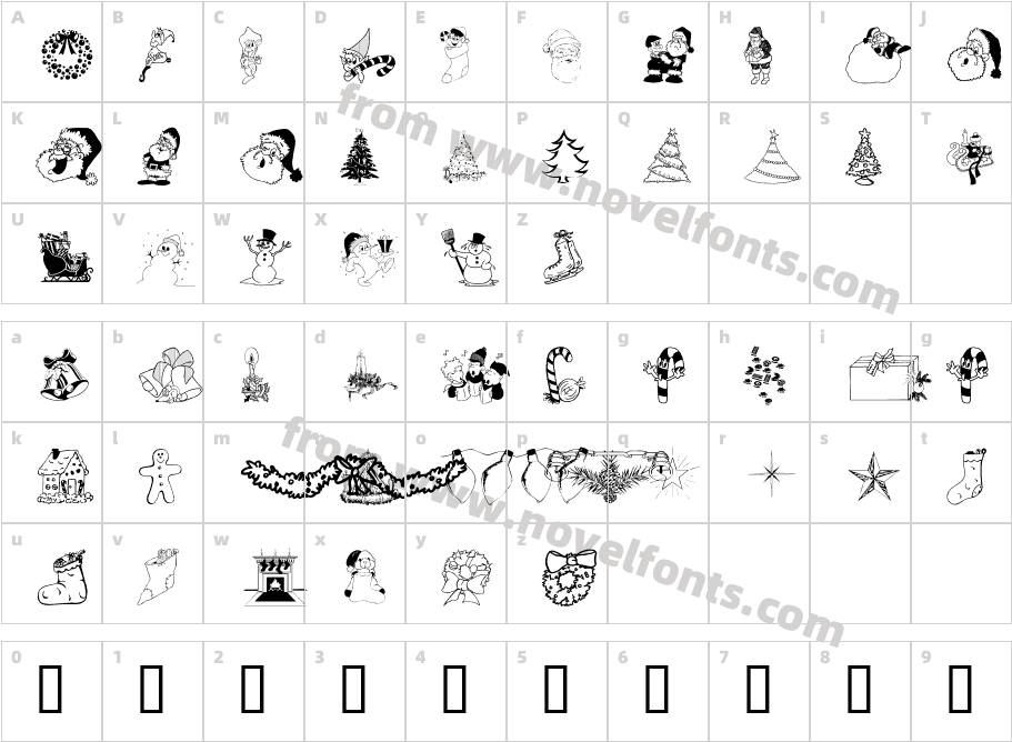 wmchristmas1Character Map