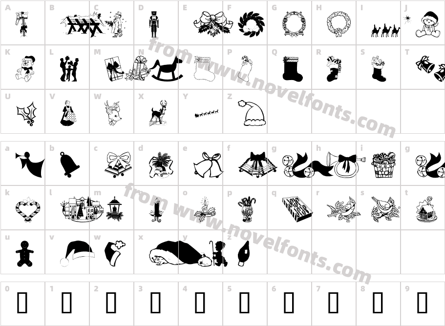 wmchristmas2Character Map