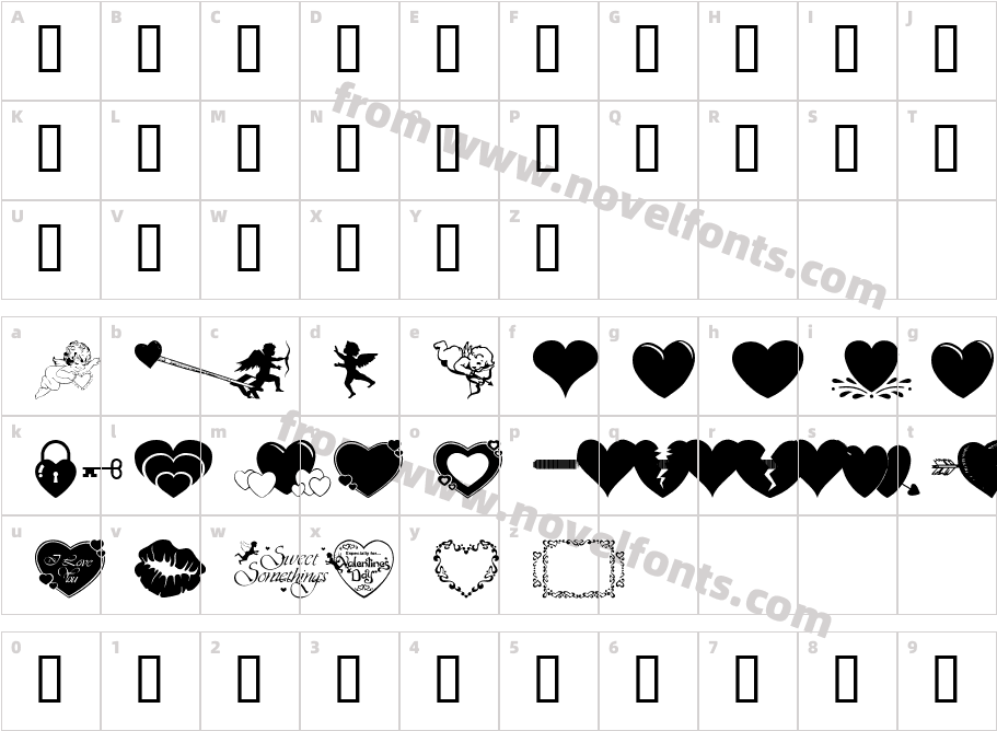 wmvalentine1Character Map