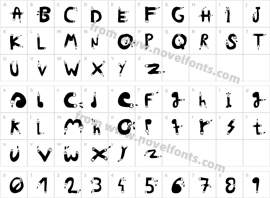 woodcutter POLLITA ALEGRECharacter Map