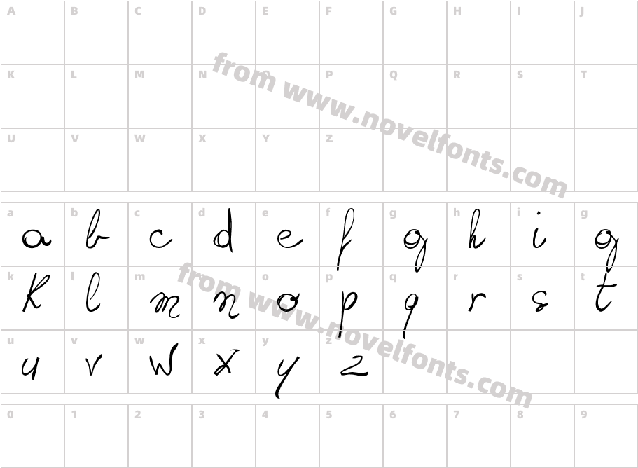 writing something by hand_FREE-versionCharacter Map