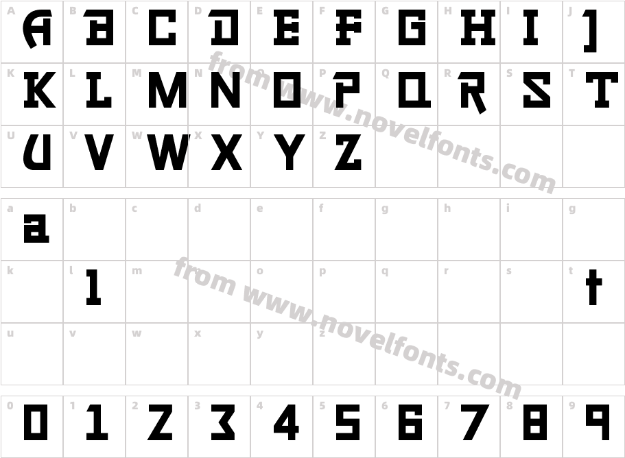 xxjjoosengx33xx 2 BoldCharacter Map