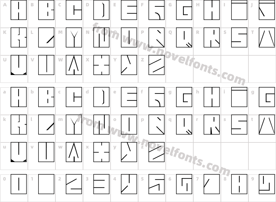 湯琠楮捬畤敤Character Map