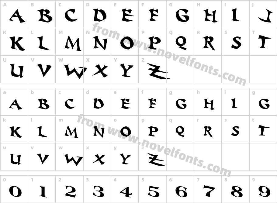 BaratzCharacter Map