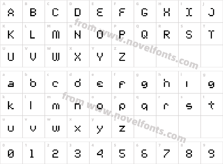 00 Starmap TruetypeCharacter Map