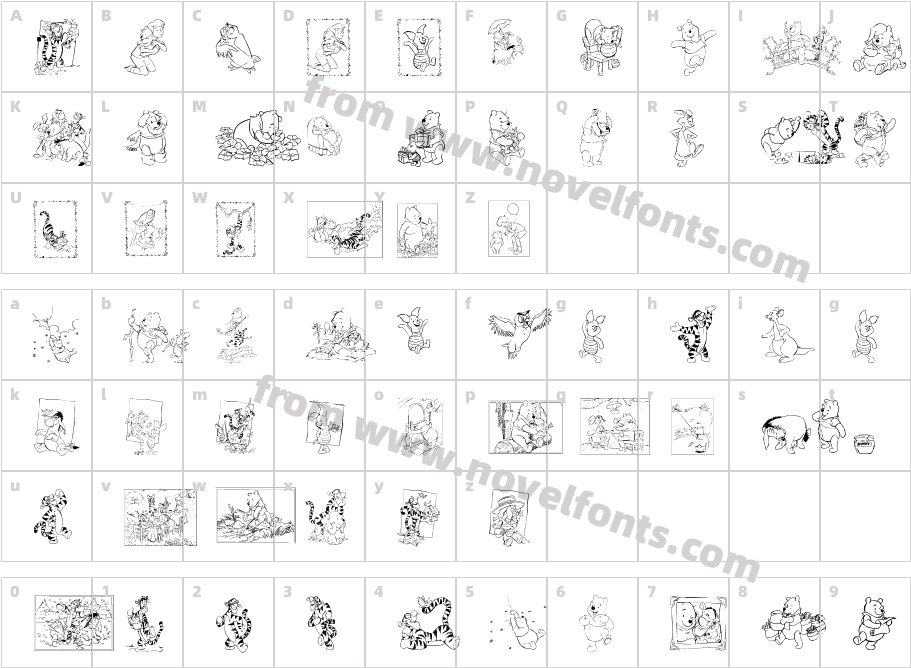 001 Disney's Pooh2Character Map