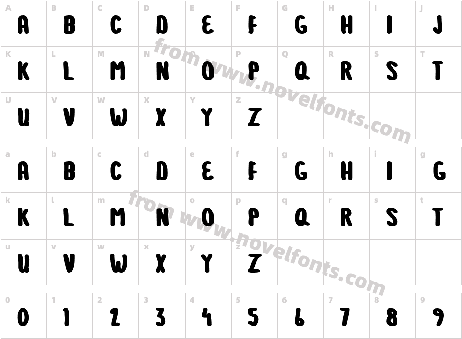 1159 2003Character Map