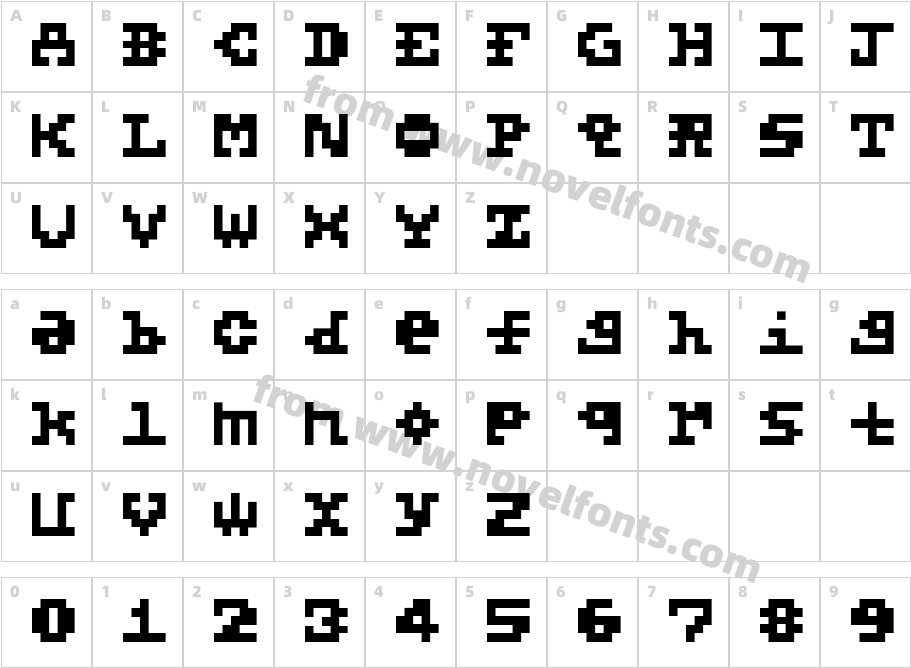 5X5 BasicCharacter Map