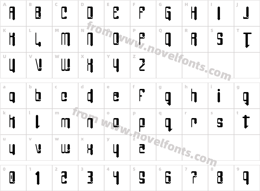 356-CAI978Character Map