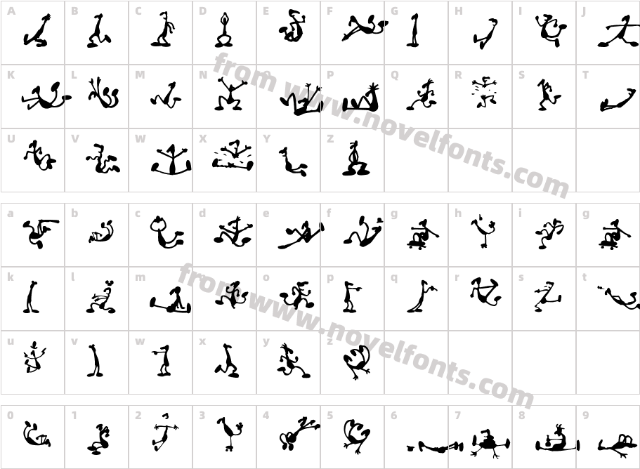 AI Little MenCharacter Map