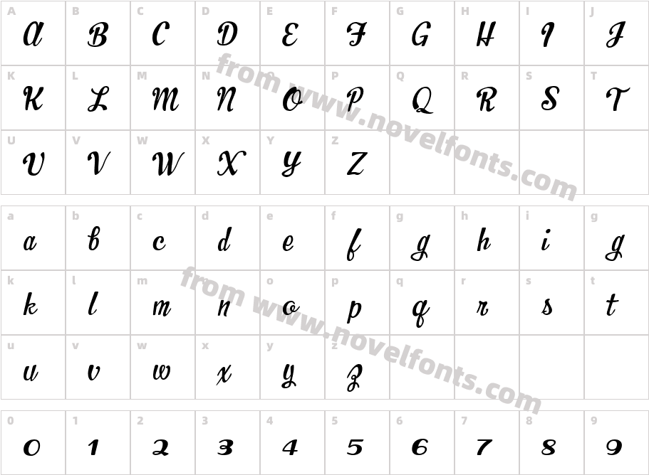 AL DelightCharacter Map