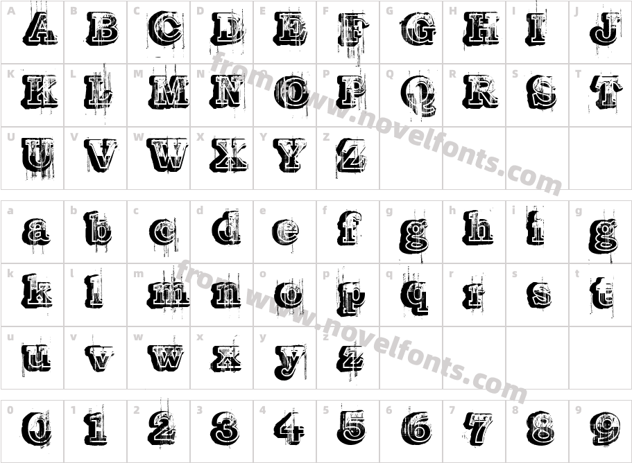 Barber shopCharacter Map