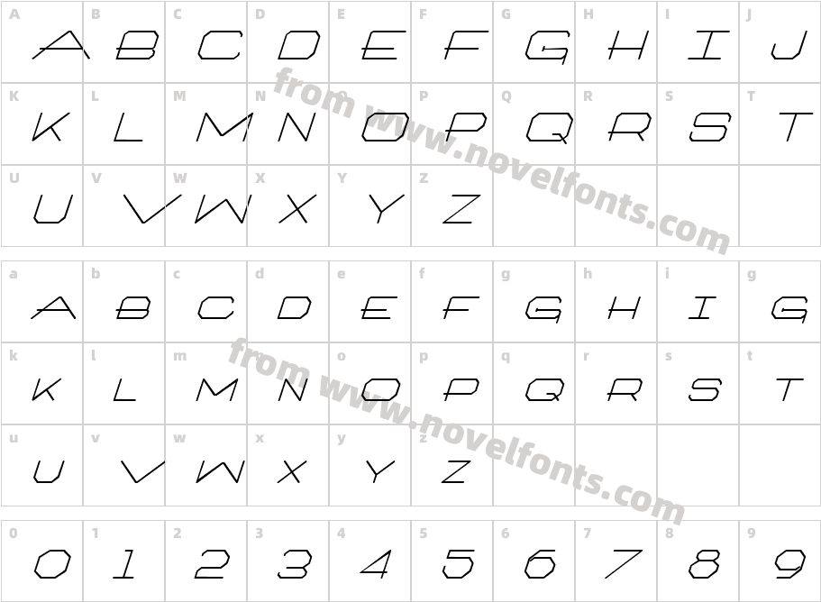 ALTAMURA RegularCharacter Map