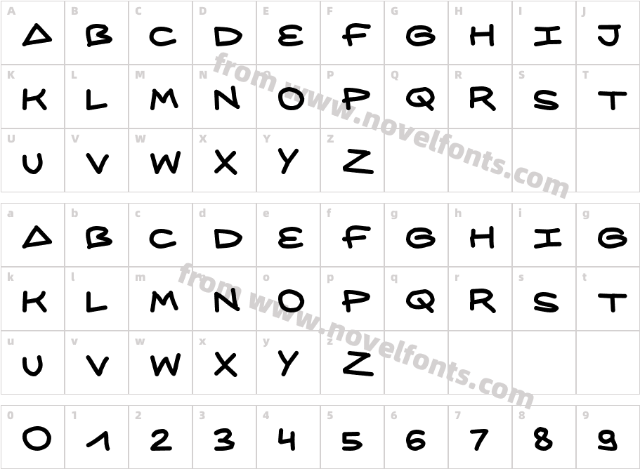 AQZ crewCharacter Map