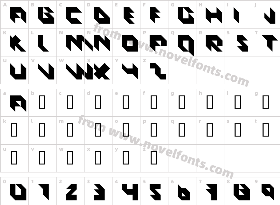 ASTEROID NormalCharacter Map