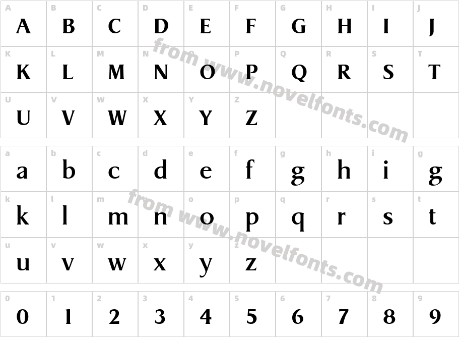 Aaron Becker BoldCharacter Map