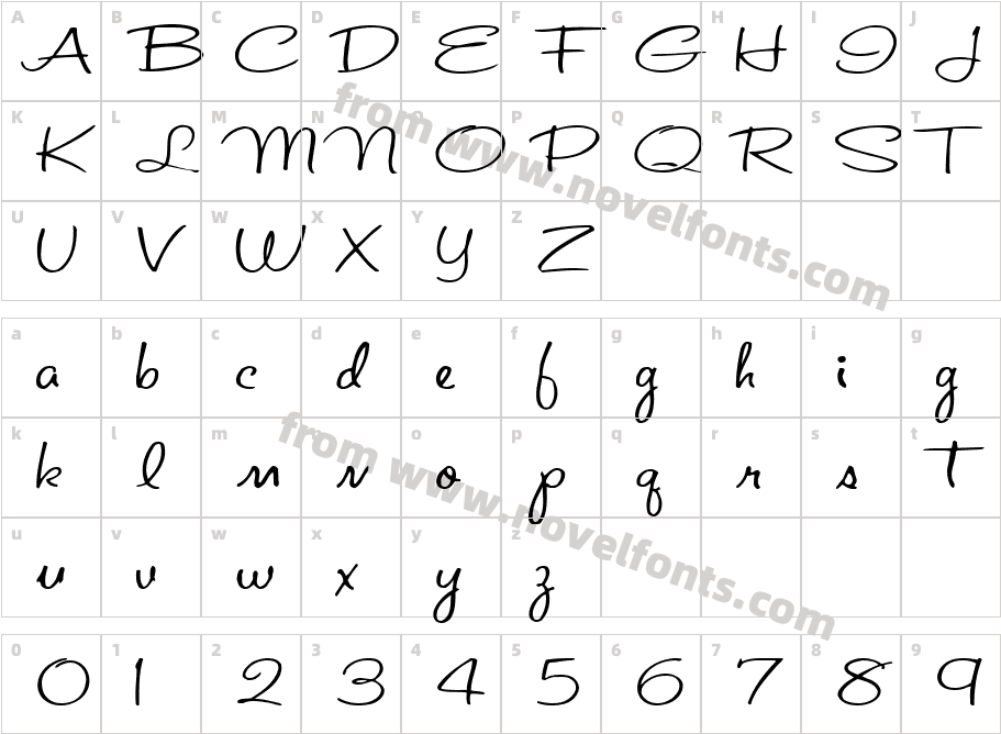 Ad Regular ttnormCharacter Map