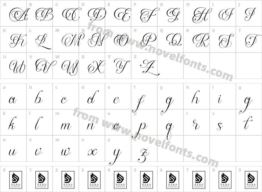 AdeglianCharacter Map