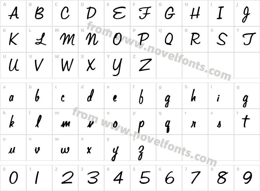 Adri Anna44 SP BoldCharacter Map