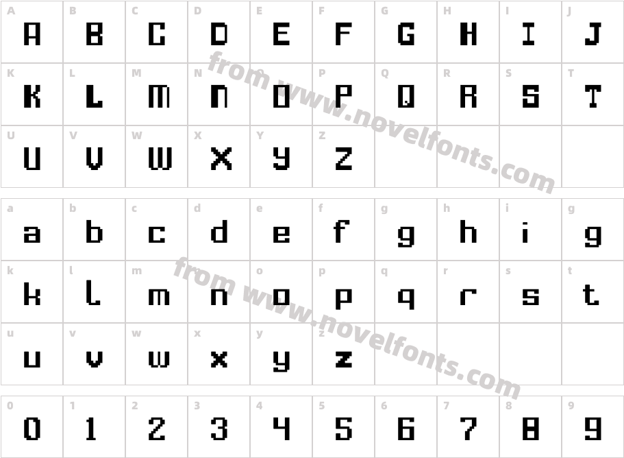 BarndomsfirkanteCharacter Map