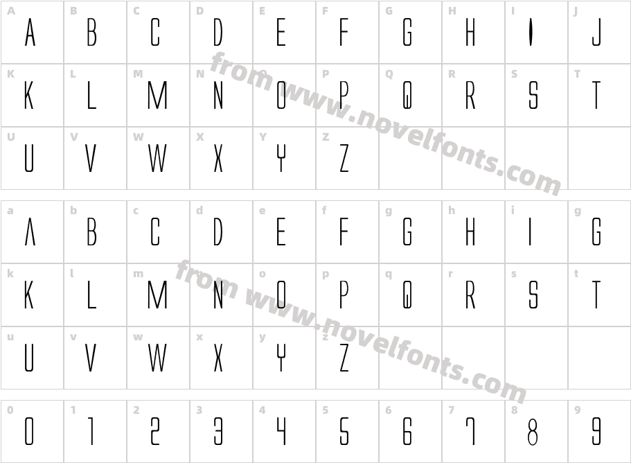 Alien LeagueCharacter Map