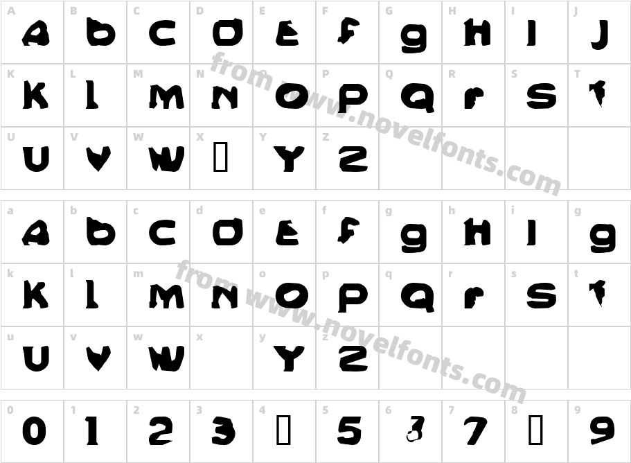 All You Can EatCharacter Map