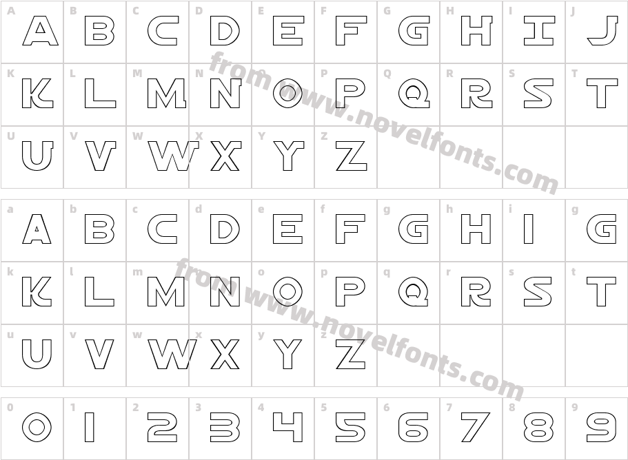 370-CAI978Character Map