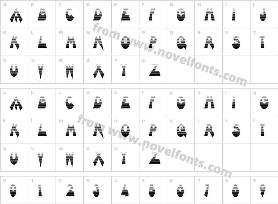 BarnroofCharacter Map