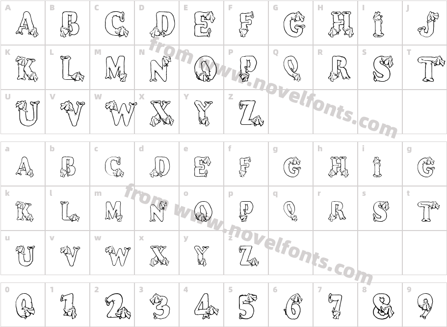 Alpha ElephantCharacter Map