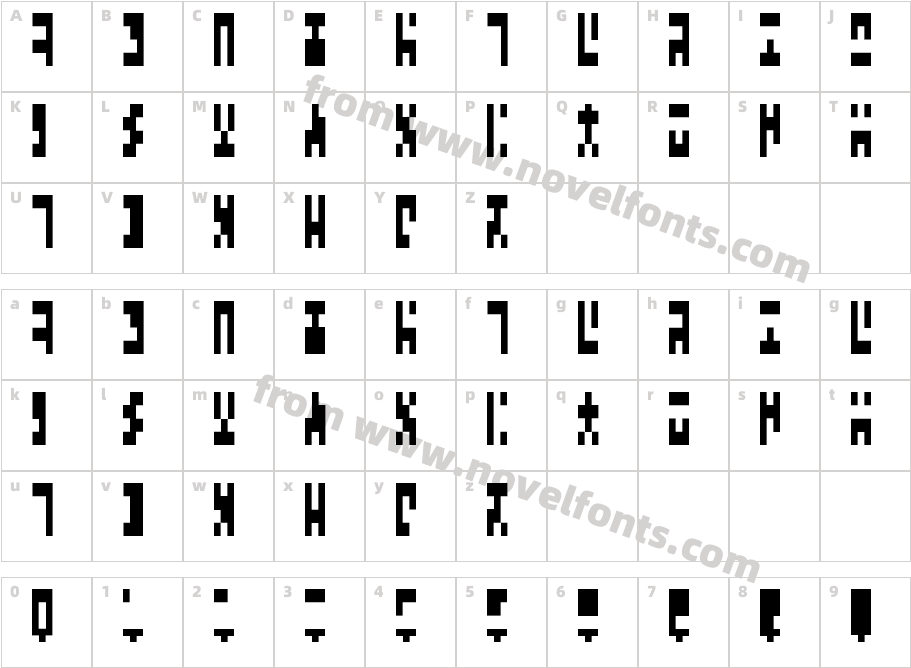 Alteran RegularCharacter Map