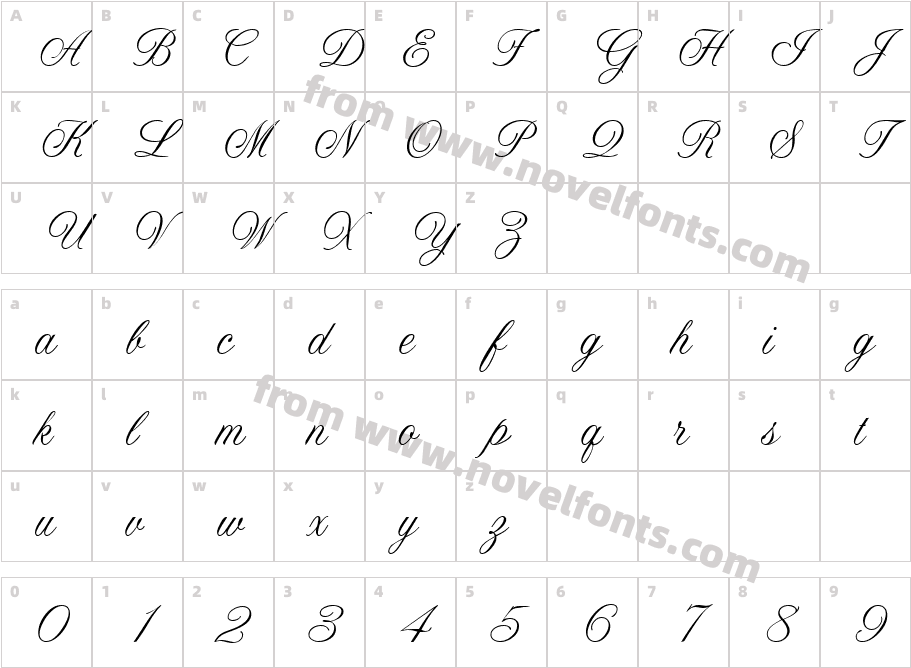 Altitude RegularCharacter Map