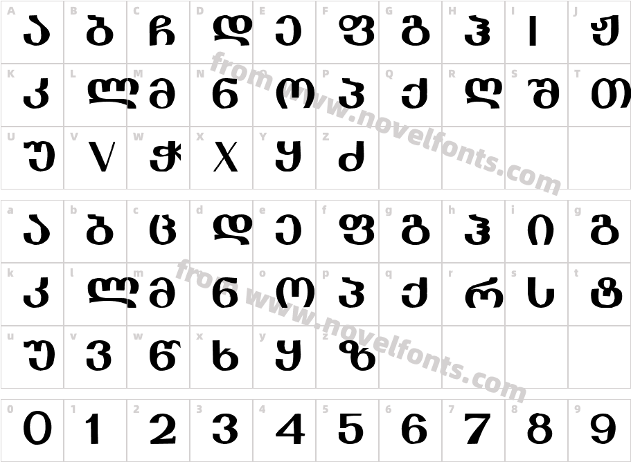 Amartve NormalCharacter Map