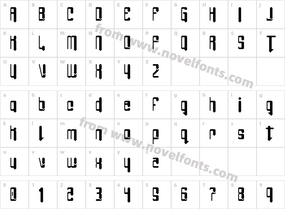 Angie Bare FootCharacter Map