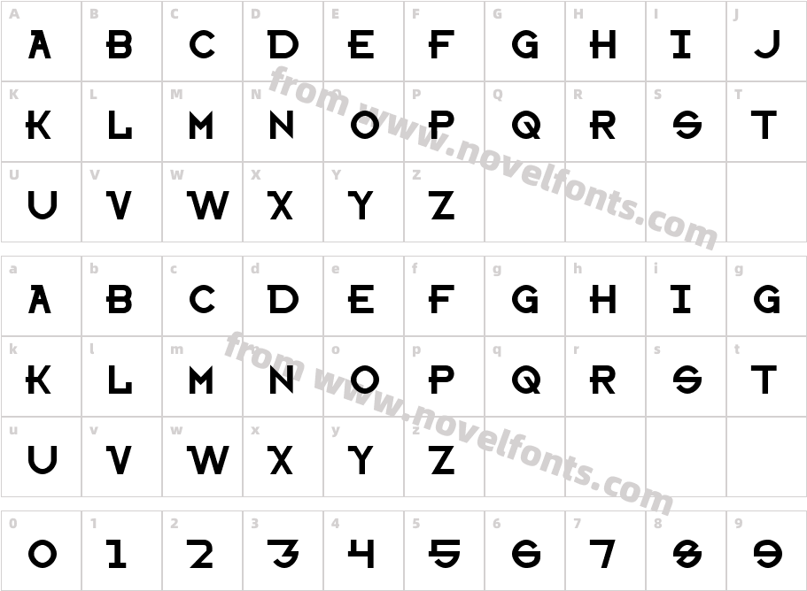 375-CAI978Character Map