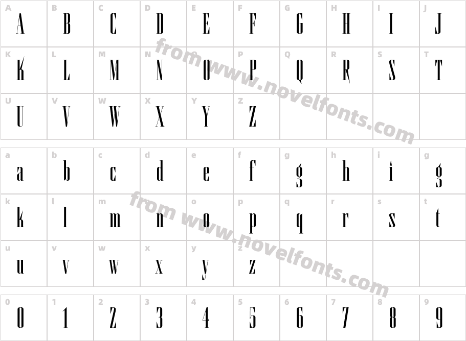 Antina HeavyCharacter Map