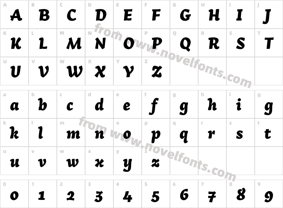 Arek Latn Eb ItCharacter Map