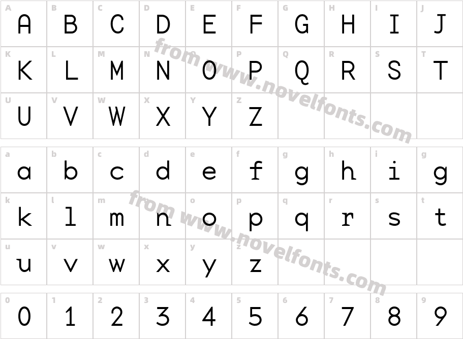 BaseMonoWide-ThinCharacter Map