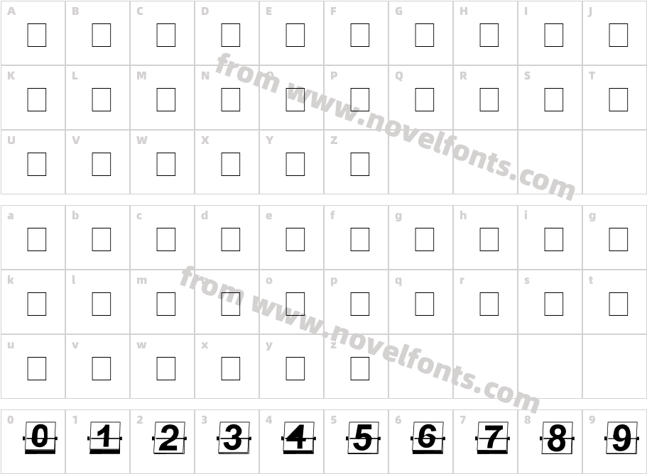 Arial BoldMTCharacter Map